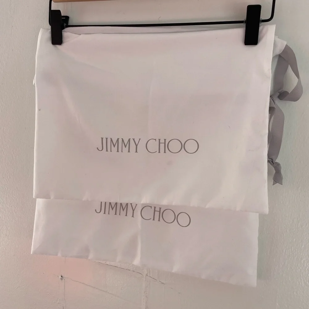 Jimmy Choo White Dust Bag Set